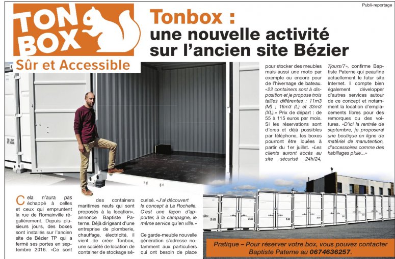 Publi reportage Haut Anjou Tonbox